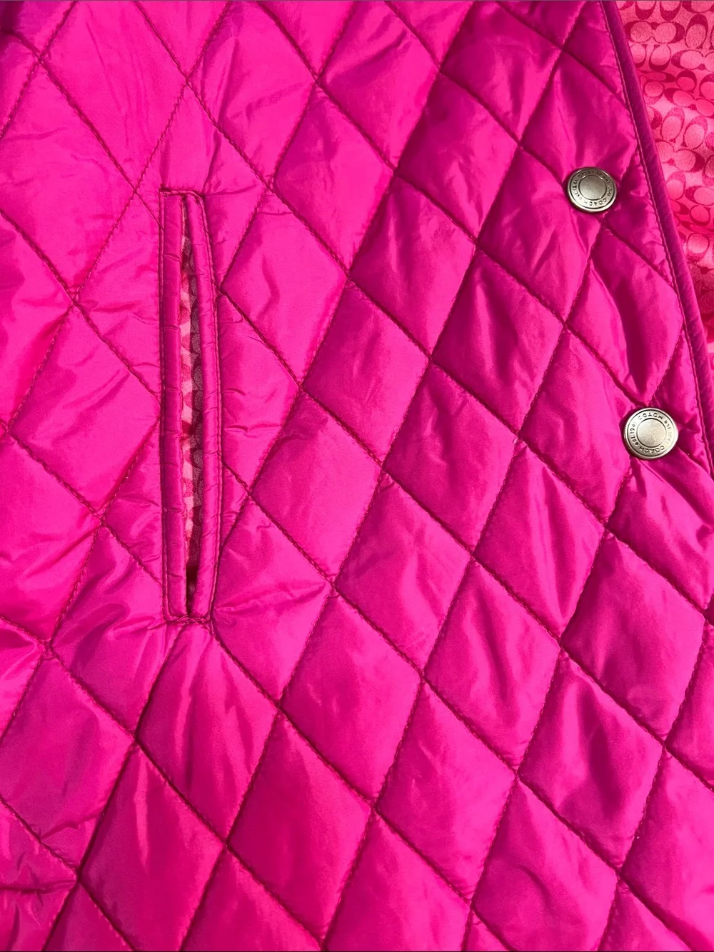Coach bright fuchsia